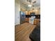 Modern kitchen with stainless steel appliances and dark countertops at 8512 Sw 107Th Pl, Ocala, FL 34481