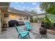 Relaxing patio with fire pit and seating at 8723 Sw 93Rd Ln # C, Ocala, FL 34481