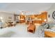 Combined kitchen and Gathering room with a breakfast nook and seating area at 8851 Sw 92Nd Pl # E, Ocala, FL 34481