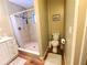 Updated bathroom with a shower and toilet at 1040 Se 9Th Ave, Ocala, FL 34471