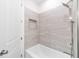 Clean bathroom with shower and bathtub at 13824 Se 42 Ave, Summerfield, FL 34491