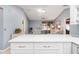 View of living room from kitchen island at 17370 Se 76Th Flintlock Ter, The Villages, FL 32162