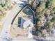 Aerial view of a house and lot at 201 Emerald Loop Pass, Ocala, FL 34472