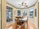 Bright dining area with view of the pool through the window at 20921 Sw 36Th St, Dunnellon, FL 34431