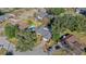 Aerial view showing home's location, yard, and pool at 2575 Se 34Th St, Ocala, FL 34471