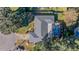 Bird's-eye view of a house with a pool and surrounding trees at 2575 Se 34Th St, Ocala, FL 34471