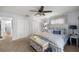 Main bedroom with king-size bed and ample closet space at 2575 Se 34Th St, Ocala, FL 34471