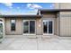 View of backyard with sliding glass doors leading outside at 3827 Ne 17Th Street Cir, Ocala, FL 34470