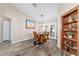 Rustic dining room with wooden table and chandelier at 4933 Sw 109Th Loop, Ocala, FL 34476