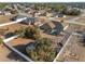 Aerial view of house, pool, shed, and yard at 10384 Sw 41St Ave, Ocala, FL 34476