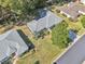 House nestled in a wooded neighborhood, seen from above at 14146 Sw 112Th Cir, Dunnellon, FL 34432