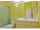 Clean bathroom with a shower/tub combo and updated vanity at 19247 Sw 98Th Loop, Dunnellon, FL 34432