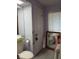 Bathroom with toilet, sink and shower at 19950 Ibis Ct, Dunnellon, FL 34432