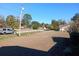 Street view of the neighborhood showcasing the house's surrounding landscape and a parked silver truck at 19950 Ibis Ct, Dunnellon, FL 34432