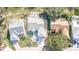 Birds-eye view of house and neighborhood at 3923 Manor Oaks Ct, Leesburg, FL 34748