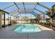 Sparkling pool with screened enclosure and backyard views at 4048 Se 38Th Loop, Ocala, FL 34480