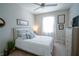 Cozy bedroom with a comfortable bed and calming decor at 5429 Sw 44Th Court Rd, Ocala, FL 34474