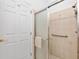 Walk-in shower with grab bar for accessibility at 6760 Sw 112Th St, Ocala, FL 34476