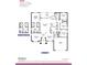 Detailed floor plan showcasing the layout of the home, including bedrooms, bathrooms, and living spaces at 6915 Sw 152Nd St, Ocala, FL 34473