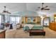 Large main bedroom with a king-size bed and built-in shelving at 700 Se 49Th Ave, Ocala, FL 34471