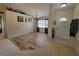 Bright dining area with wood-look flooring and chandelier at 7375 Sw 106Th St, Ocala, FL 34476