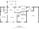 Detailed floor plan illustrating the layout of the home, including room dimensions at 7556 Sw 112Th Ln, Ocala, FL 34476