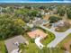 Aerial view showcasing a house and neighborhood landscape at 8476 Sw 108Th Place Rd, Ocala, FL 34481