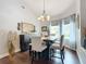 Elegant dining room featuring a large table and stylish chairs at 8476 Sw 108Th Place Rd, Ocala, FL 34481