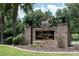 Brick entrance sign for Bridle Run, featuring horse emblem at 9270 Sw 9Th Ter, Ocala, FL 34476