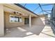 This screened patio boasts a view and ceiling fans at 9840 Sw 90Th St, Ocala, FL 34481