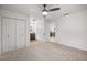 Spacious main bedroom featuring double closets and an ensuite bathroom at 11 Bahia Court Loop, Ocala, FL 34472