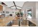 Modern double sink with a stylish faucet in the kitchen at 12000 S Highway 475, Ocala, FL 34480