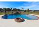Luxury pool and fire pit in a tranquil setting at 12000 S Highway 475, Ocala, FL 34480
