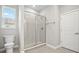 Bathroom with a large shower and tile flooring at 16960 Sw 50Th Cir, Ocala, FL 34473