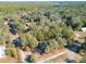 Aerial view showing the property's location and surrounding homes at 17445 Se 11Th St, Silver Springs, FL 34488