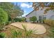 Spacious backyard patio with ample room for entertaining and relaxation at 2021 Se Twin Bridge Cir, Ocala, FL 34471