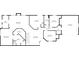 Detailed floor plan of a two-story home at 2021 Se Twin Bridge Cir, Ocala, FL 34471