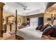 Bright bedroom with large windows and a comfortable bed at 2997 Teasdale Ter, The Villages, FL 32163