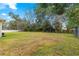 Grass backyard with mature trees and privacy fence at 3707 Se 24Th St, Ocala, FL 34471