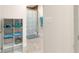 Bathroom with shower/tub combo and a patterned shower curtain at 3707 Se 24Th St, Ocala, FL 34471
