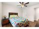 Cozy bedroom with a double bed and nightstand at 3707 Se 24Th St, Ocala, FL 34471