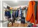 Large walk-in closet with ample shelving and hanging space at 3707 Se 24Th St, Ocala, FL 34471