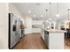 Modern kitchen with stainless steel appliances and granite countertops at 3707 Se 24Th St, Ocala, FL 34471