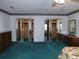 Mirrored closet doors in the main bedroom at 4960 Se 17Th St, Ocala, FL 34471