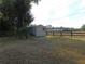 Convenient storage shed in the backyard at 4960 Se 17Th St, Ocala, FL 34471