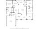 Floor plan showing a 3 bedroom, 2 bathroom house at 6303 Sw 116Th Street Rd, Ocala, FL 34476