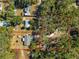 Aerial view showing house and surrounding land at 10425 Se 159Th Lane, Summerfield, FL 34491