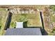 Aerial view of a fenced backyard with a sunshade at 13787 Sw 43Rd Cir, Ocala, FL 34473