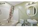 Clean bathroom, includes a shower/tub combo and a vanity at 14315 Se 85Th Ave, Summerfield, FL 34491