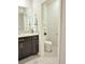 Bathroom with vanity and toilet at 4321 Sw 52Nd Lane Rd, Ocala, FL 34474